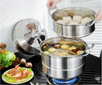 Chậu hấp 3 tầng xếp chồng 28cm